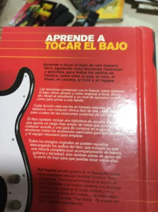 Libro Aprender a Tocar el Bajo - Phil Capone