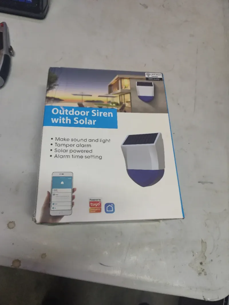 Sirena Alarma WiFi Tuya Exterior Sonido y Luz afbeelding 4