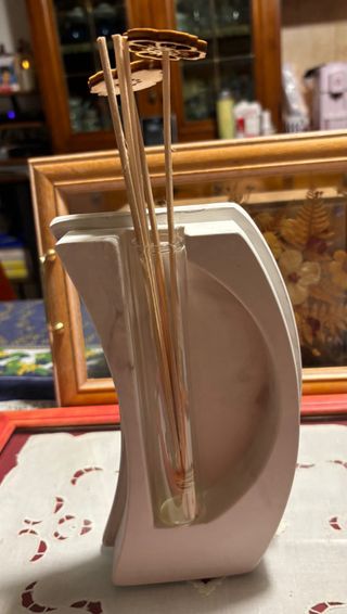 Diffusore profumo design albero marmo legno