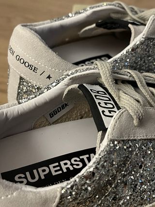 Zapatillas Golden Goose Glitter Plata