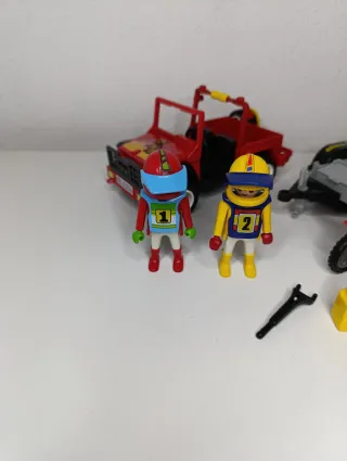 Playmobil Jeep 3754 Motocross + Accesorios