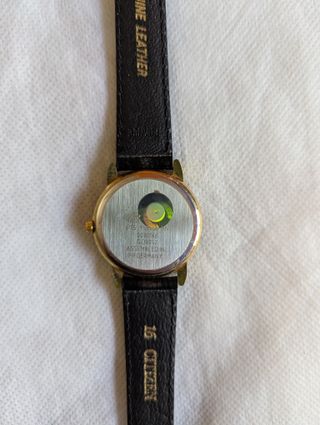 Citizen Quartz 6115 Y58656 FN placcato oro