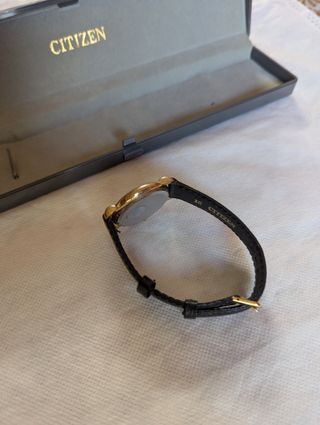 Citizen Quartz 6115 Y58656 FN placcato oro