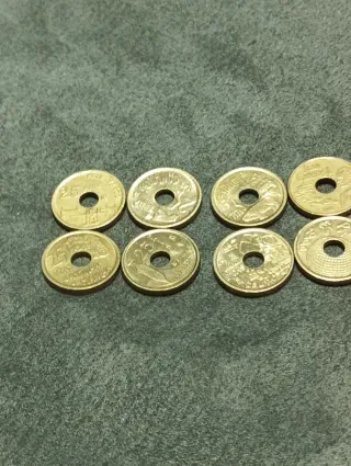 8 Monedas 25 Pesetas España