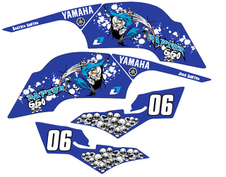 Adhesivos Yamaha Raptor 660 Personalizados