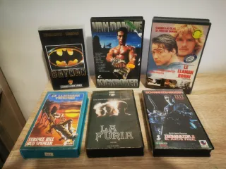 Lote 6 Películas VHS: Terminator, Bodhi, Batman...