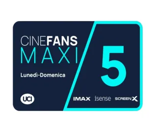 2 card uci cinefans maxi Con scadenza il 16/3/26