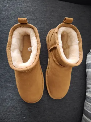 Stivali tipo UGG Beige/Marrone Taglia 39