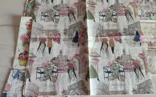 Lote servilletas decoradas