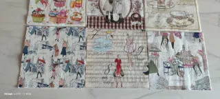 Lote servilletas decoradas