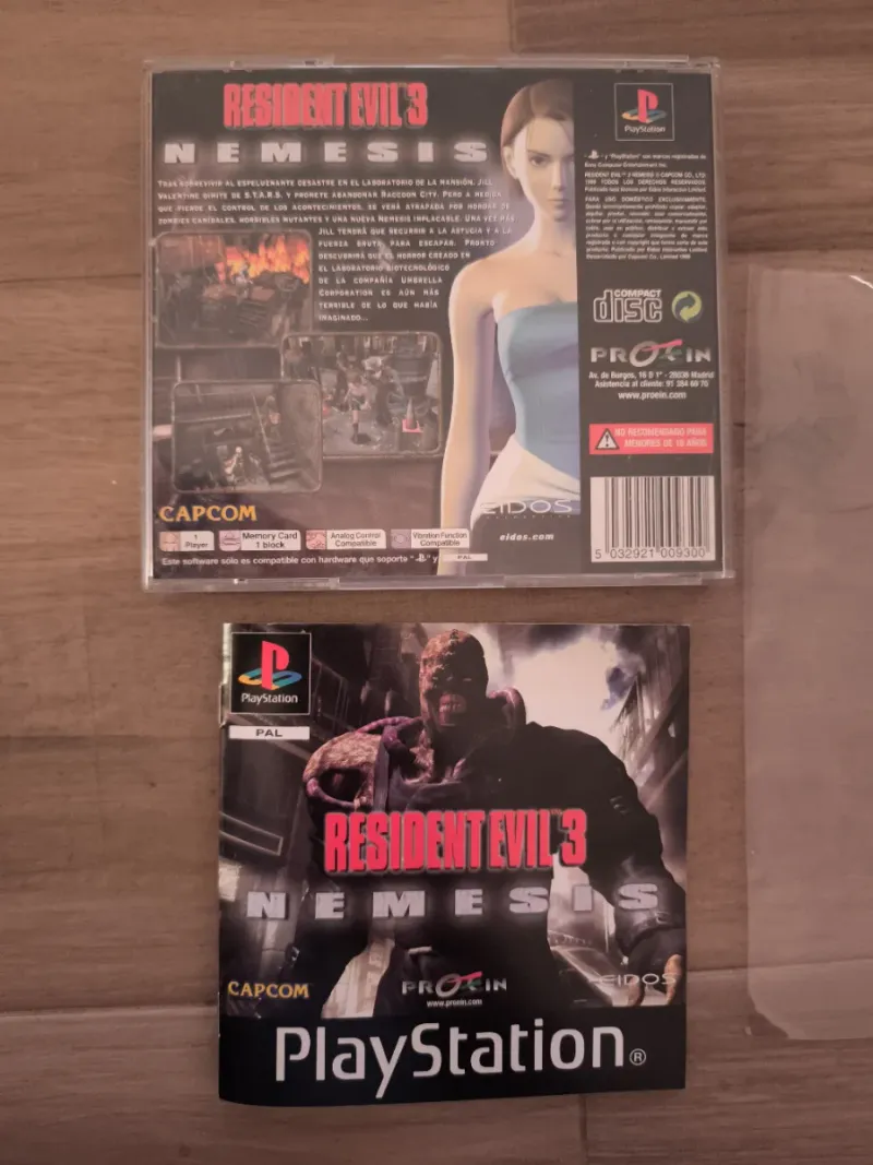 Resident Evil 3 Nemesis PS1 esp afbeelding 2