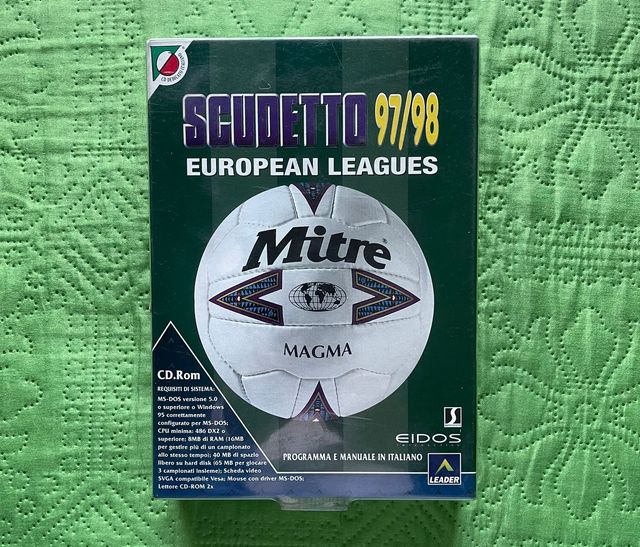 Scudetto 97/98 European Leagues PC Big Box