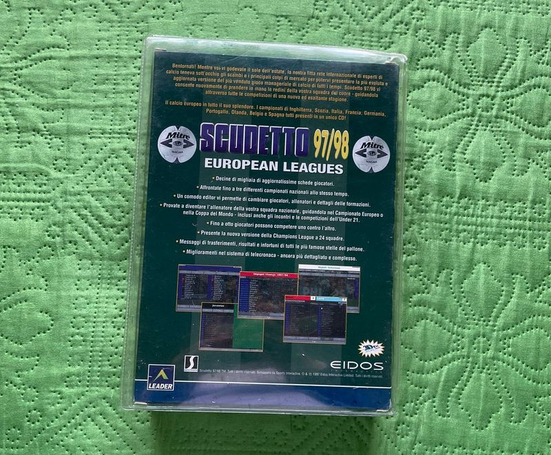 Scudetto 97/98 European Leagues PC Big Box afbeelding 2