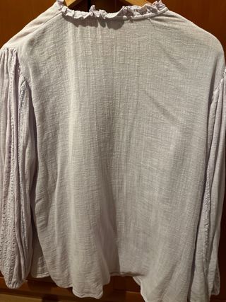 Camisa Hoss Intropia Talla XL Morada