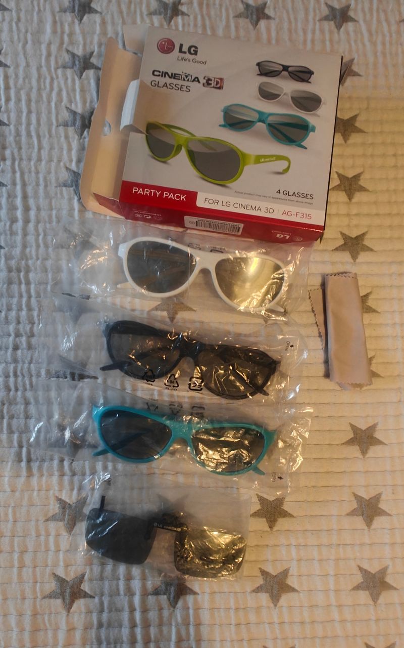 Pack 4 Gafas LG Cinema 3D