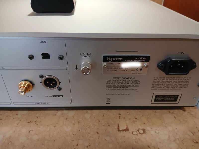 Esoteric K-07Xs Plata afbeelding 5
