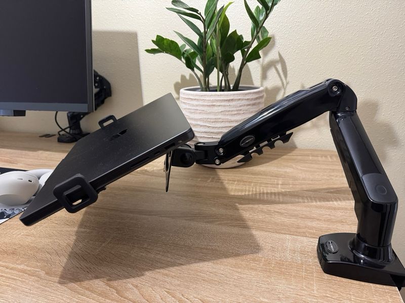 Monitor vesa arm con laptop vesa holder afbeelding 2