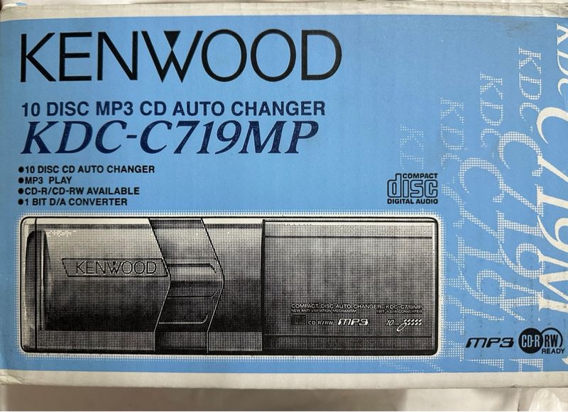 Cargador CD Kenwood KDC-C719MP Reproduce MP3-CD