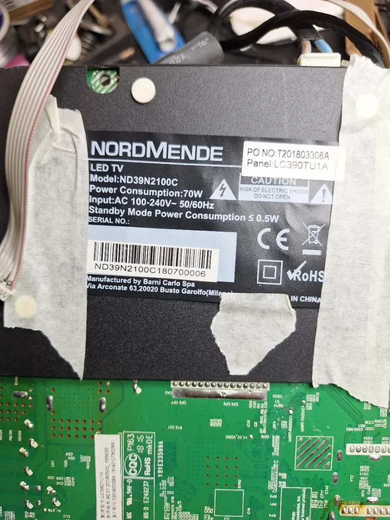 Placa base para TV NORDMENDE ND39N2100C