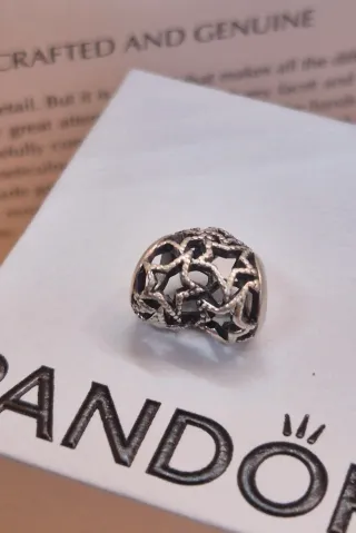 Charm ❤️ Estrellas Pulseras Pandora Plata