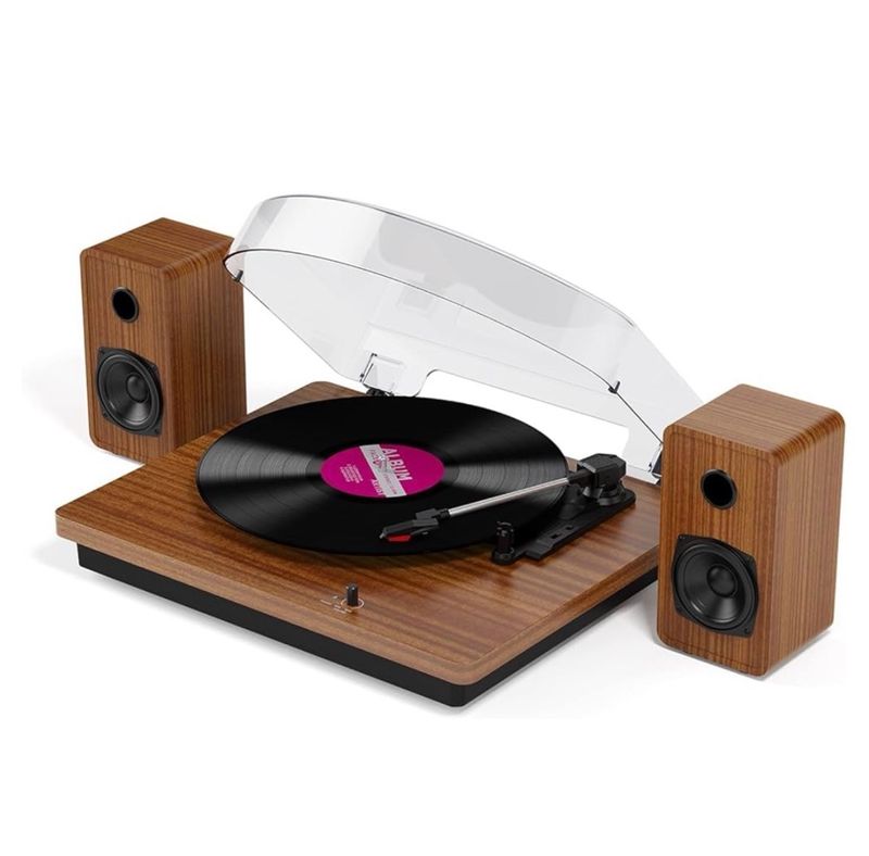 Tocadiscos Vinilo Bluetooth con Altavoces