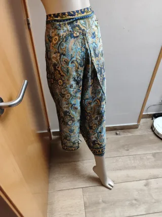 Falda larga estampada