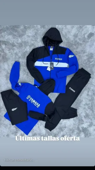 Chándal Yamaha Factory Racing Azul y Negro
