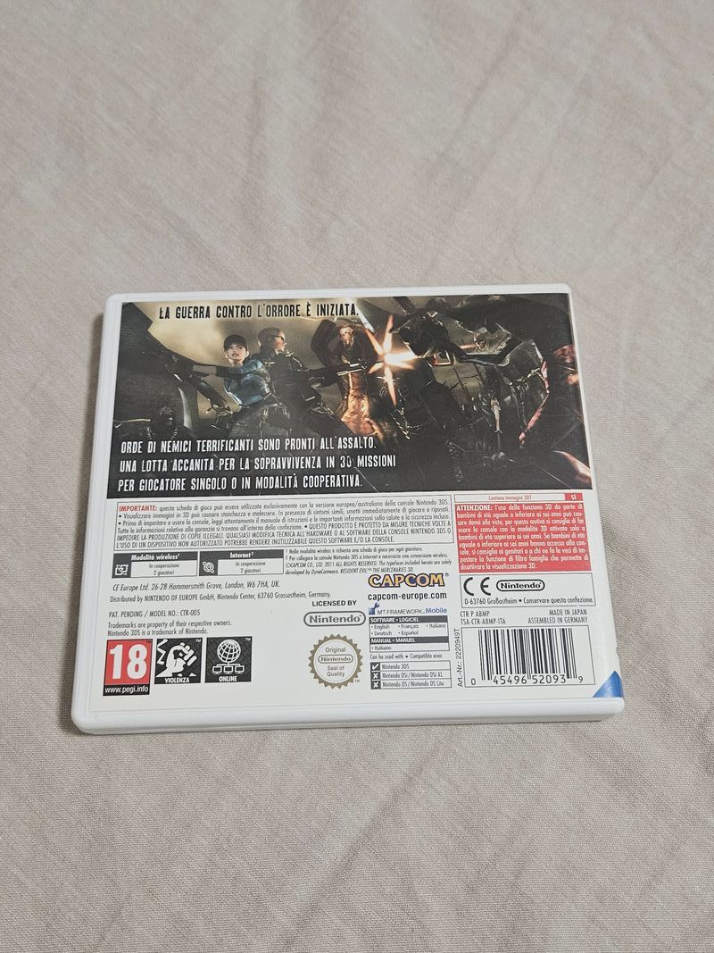 Resident Evil: The Mercenaries 3D Nintendo 3DS afbeelding 2