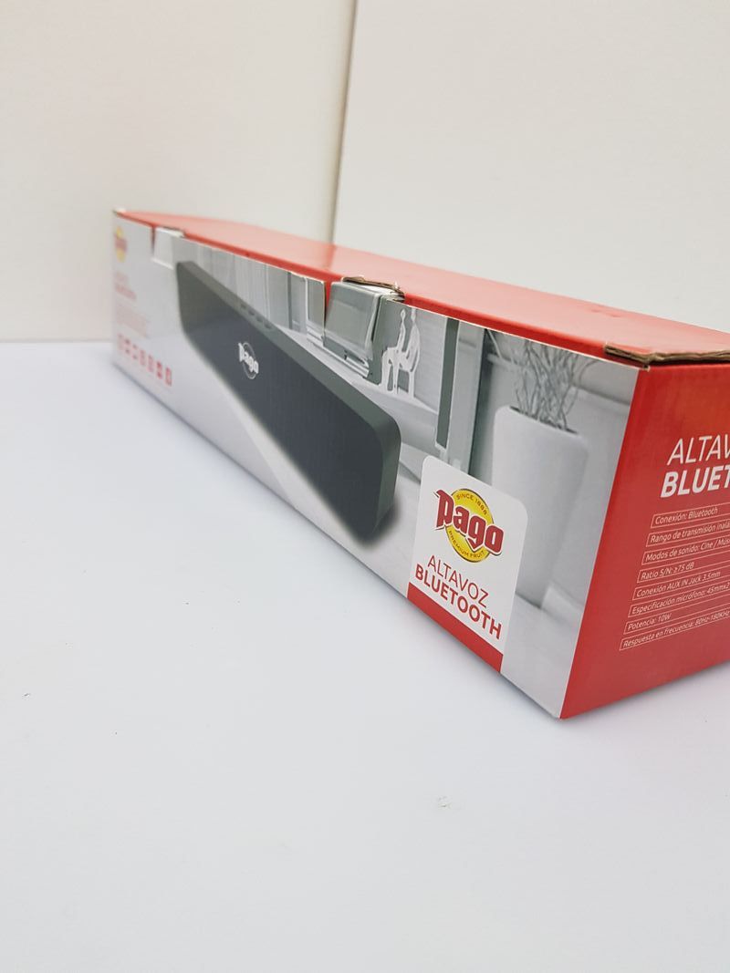 Altavoz Bluetooth Pago Portátil Negro