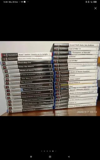 Lote de 20 Videojuegos PlayStation 2