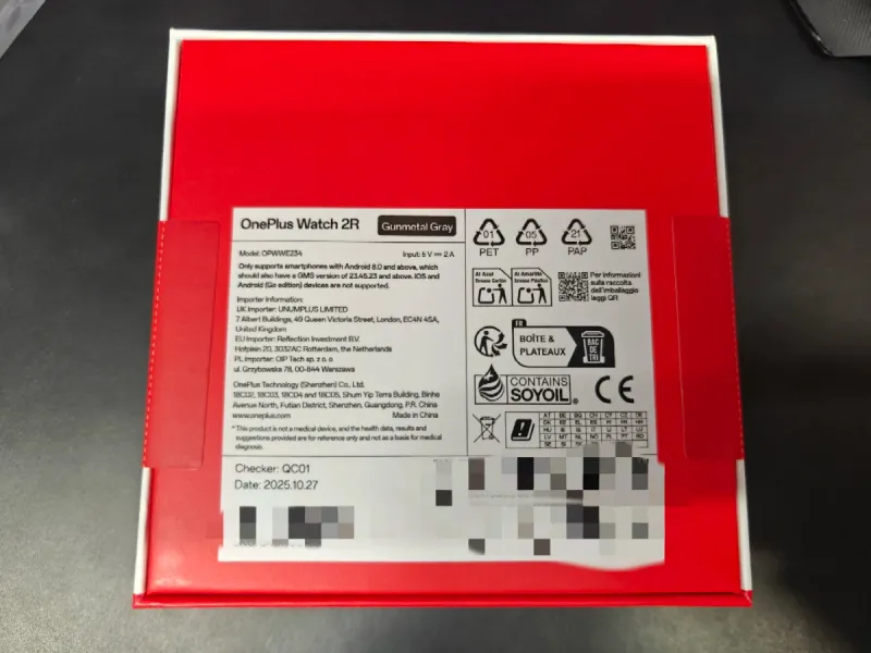 OnePlus Watch 2R Negro - Nuevo Sin Abrir afbeelding 4