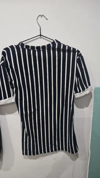 Blusa Rayas con Estampado León