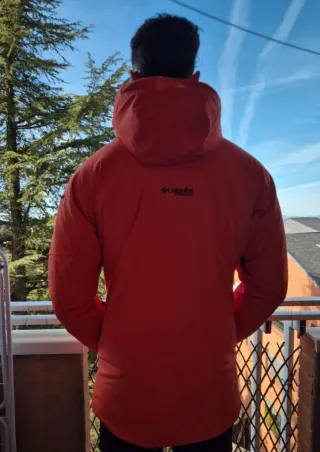 Chaqueta Columbia Titanium Naranja y Negra