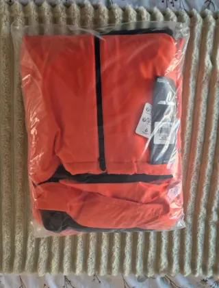 Chaqueta Columbia Titanium Naranja y Negra