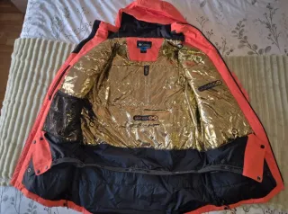 Chaqueta Columbia Titanium Naranja y Negra