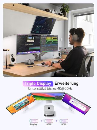 Estación Base Lemorele Mac Mini  M4 M.2 SSD