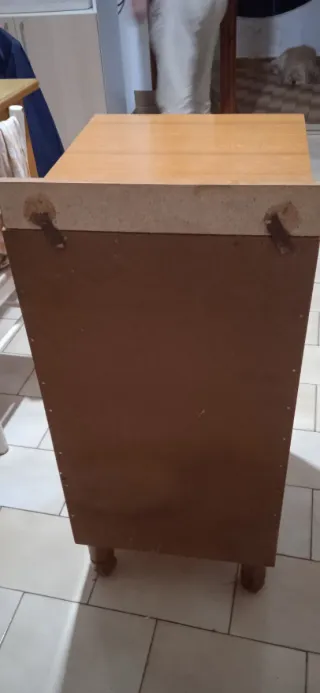 Cassettiera in legno 3 cassetti