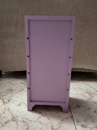 Cassetto per gioielli per bambini con 5 cassetti decorato