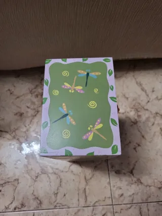 Cassetto per gioielli per bambini con 5 cassetti decorato