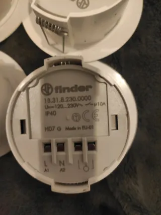 6 Sensori Movimento Incasso Finder