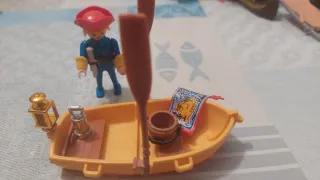 Playmobil Pirata con Barco y Accesorios