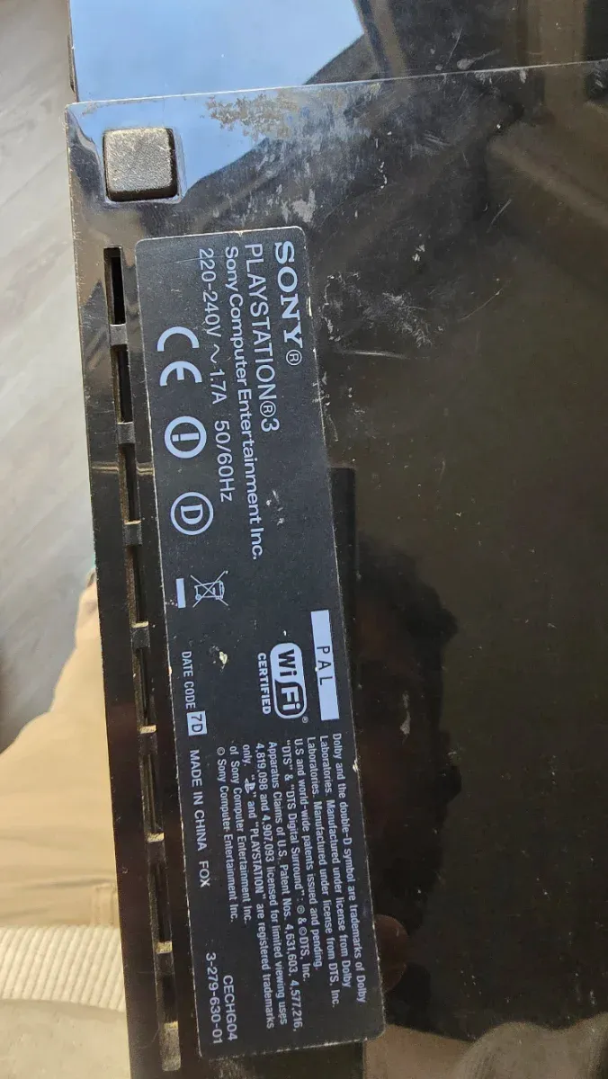 Consola PS3 Fat Negra no funciona sale luz roja. afbeelding 3