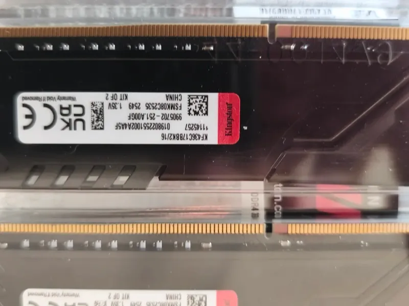 Kit 2x8GB RAM Kingston Fury Beast DDR4 3600 c afbeelding 4