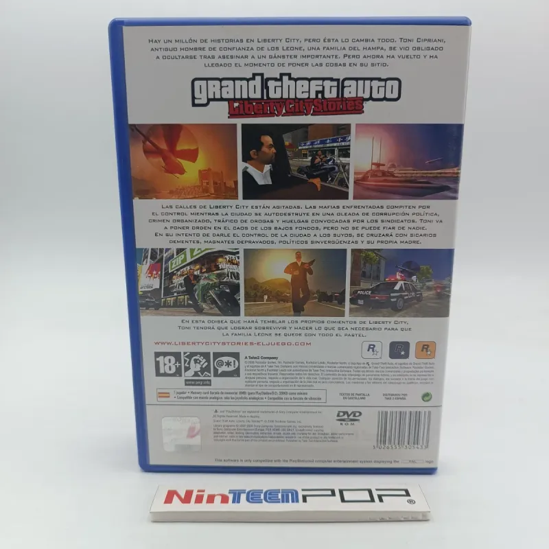 GTA Liberty City Stories Sony PlayStation 2 afbeelding 3