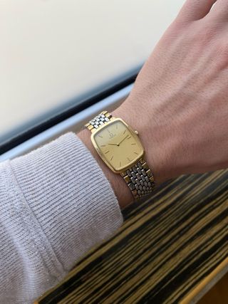 Reloj Omega De Ville Tank Vintage Quartz