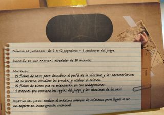 Juego de mesa En la escena del crimen