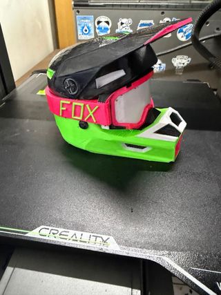 Casco Motocross Decoración Fox