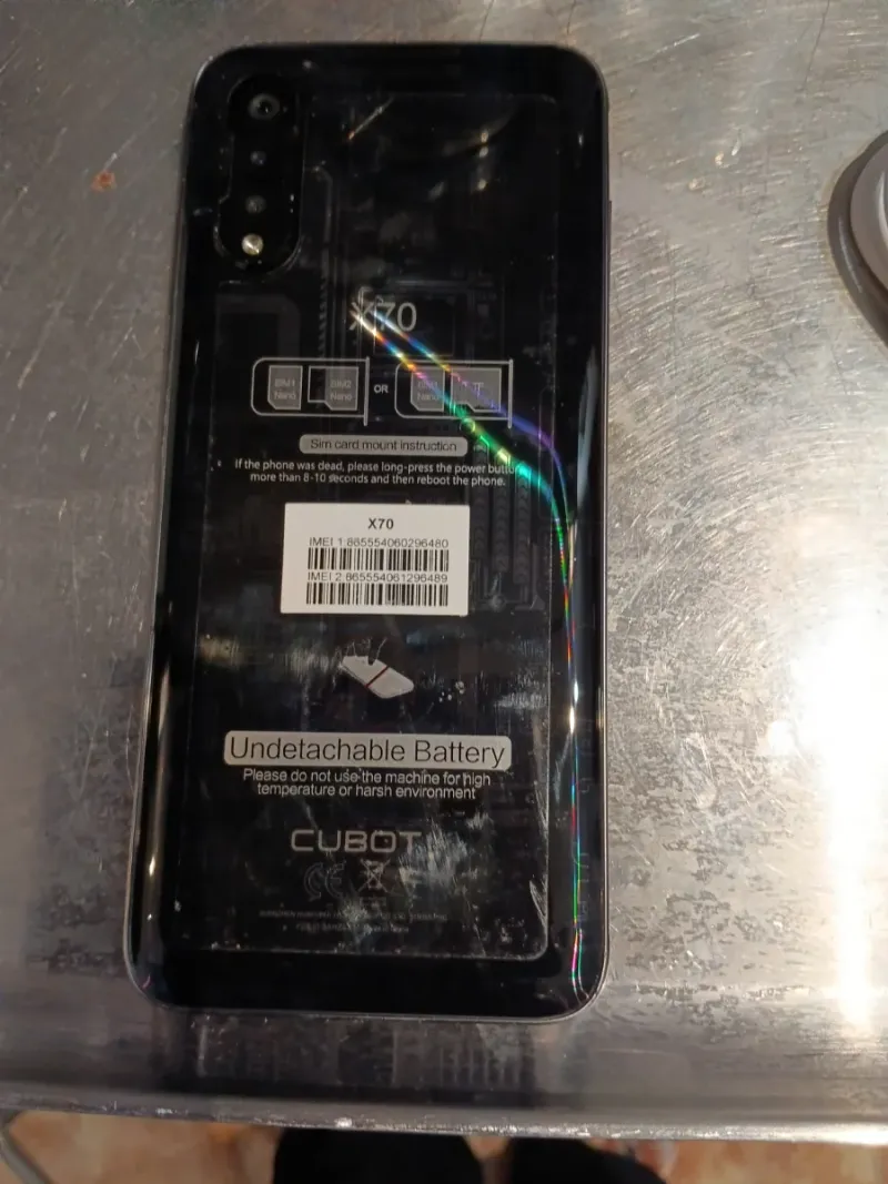Móvil cubot X70 negro 256 GB almacenamiento afbeelding 2