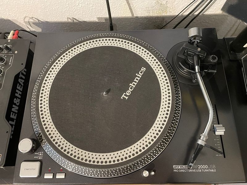 Reloop RP 2000 USB Tocadiscos Negro afbeelding 2