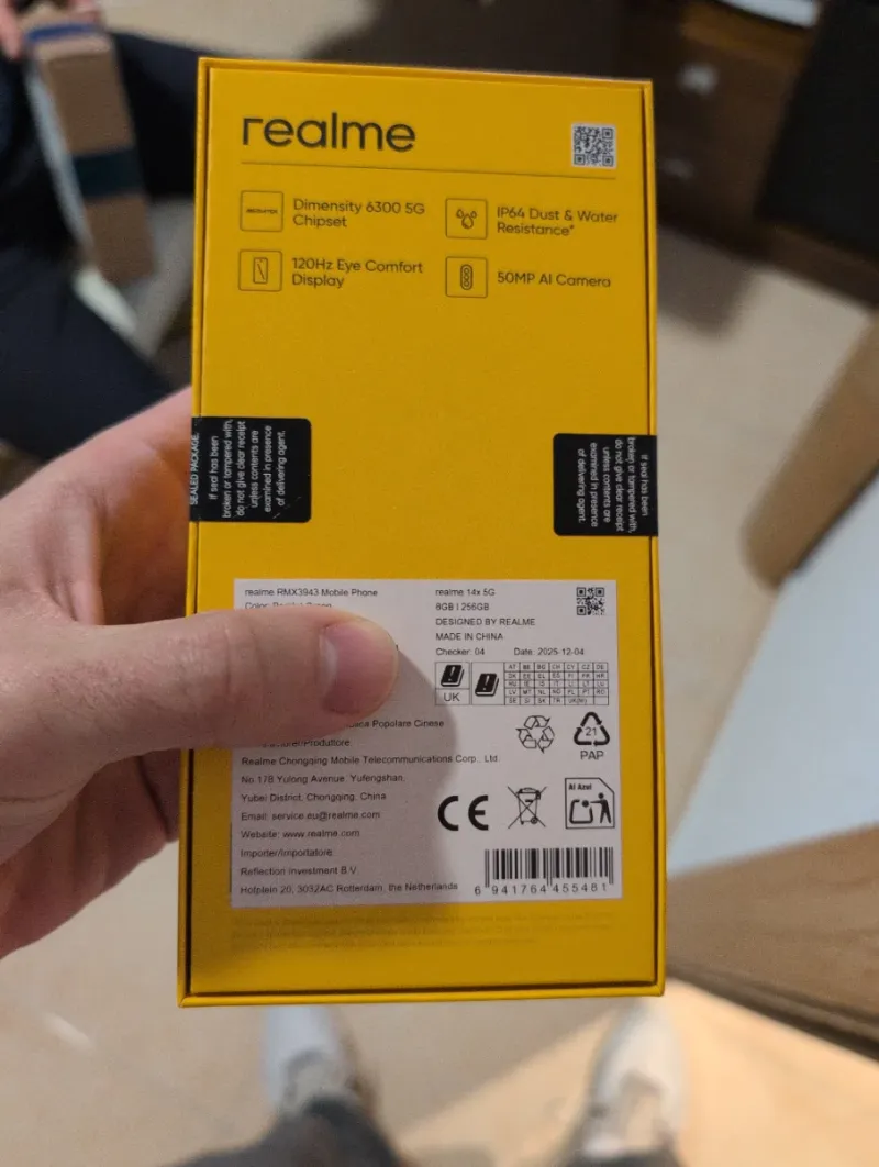 Realme 14x 5G 8/256 verde afbeelding 2